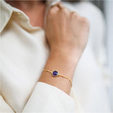 Barcelona February Amethyst Birthstone Bracelet-Auree Jewellery