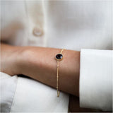 Barcelona January Garnet Birthstone Bracelet-Auree Jewellery