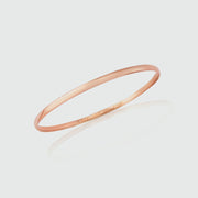 Brompton 9ct Rose Gold Bangle-Auree Jewellery