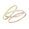 Brompton 9ct White Gold Bangle-Auree Jewellery