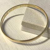 Brompton 9ct Yellow Gold Bangle-Auree Jewellery