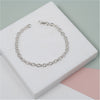 Callow Sterling Silver Trace Link Bracelet-Auree Jewellery