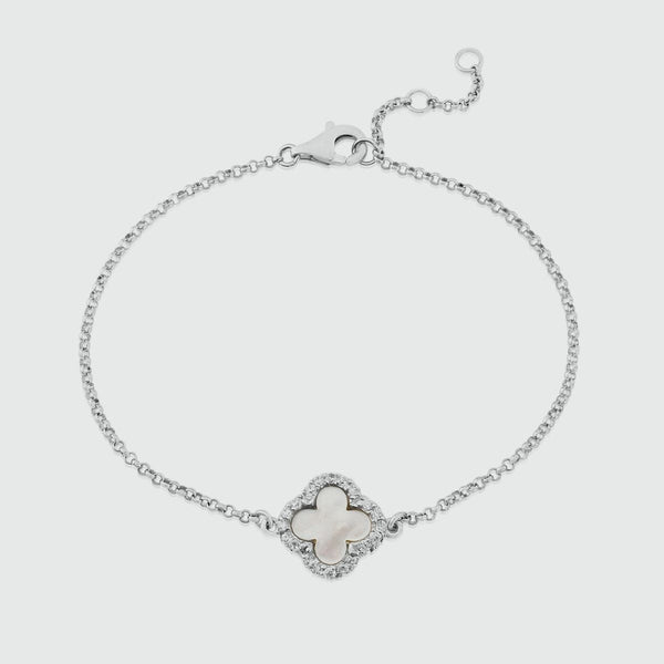 Bracelets & Bangles - Irini Sterling Silver And Mother Of Pearl Bracelet