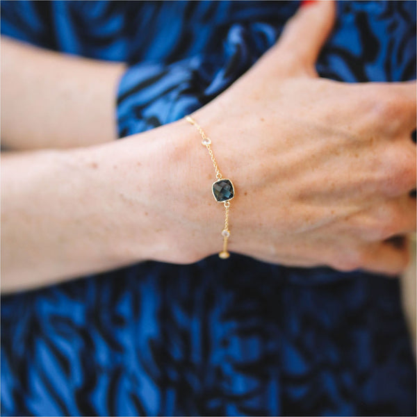 Iseo London Topaz & Gold Vermeil Bracelet
