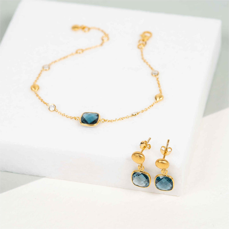 Iseo London Topaz & Gold Vermeil Bracelet