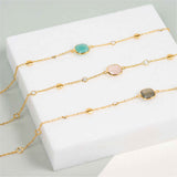 Bracelets & Bangles - Iseo Pink Chalcedony & Gold Vermeil Bracelet