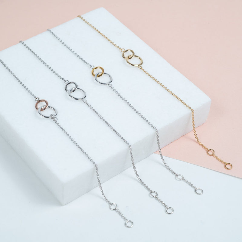 Bracelets & Bangles - Kelso Sterling Silver & Yellow Gold Bracelet
