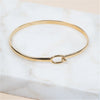 Ledbury Gold Vermeil Hook Bangle-Auree Jewellery