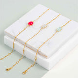 Pollara Moonstone & Gold Vermeil Beaded Bracelet