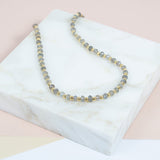 Sapa Labradorite & Yellow Gold Vermeil Nugget Necklace
