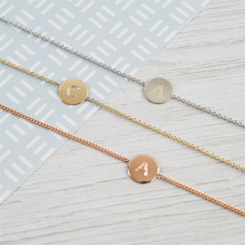 Pre-Engraved Westbourne 9ct Yellow Gold Sample Bracelet