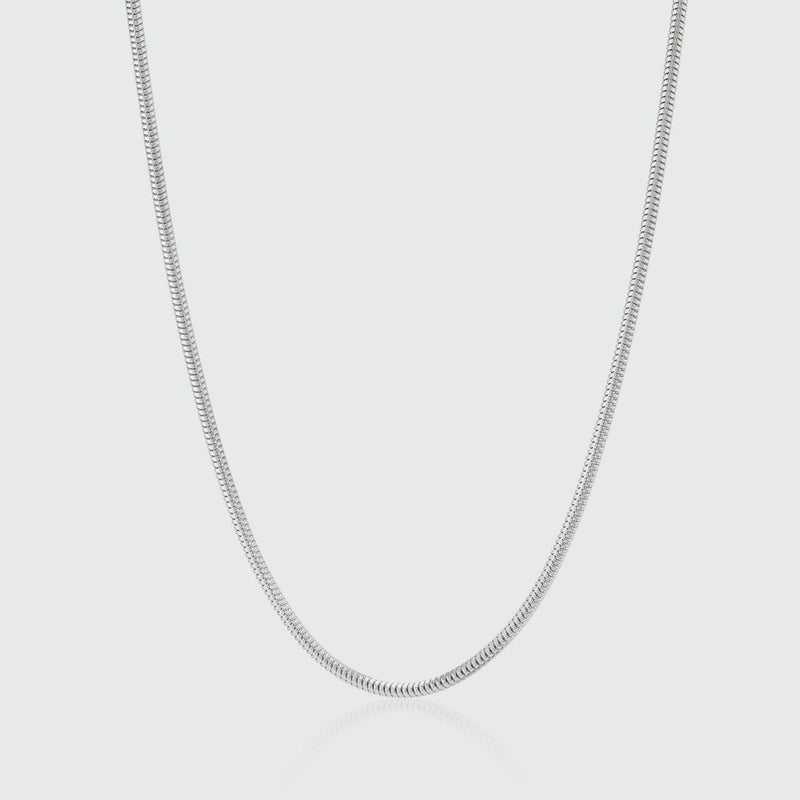 Haymarket Sterling Silver Snake Chain-Auree Jewellery