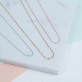 Marylebone 9ct Rose Gold Fine Trace Chain-Auree Jewellery