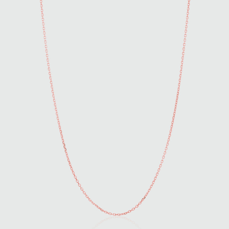 Marylebone 9ct Rose Gold Fine Trace Chain-Auree Jewellery