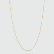 Paddington 9ct Yellow Gold Medium Trace Chain-Auree Jewellery
