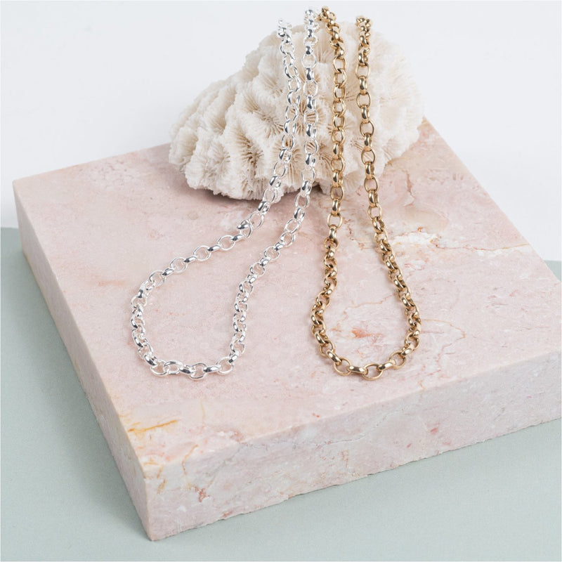 Waterloo 9ct Yellow Gold Extra Heavy Belcher Chain-Auree Jewellery