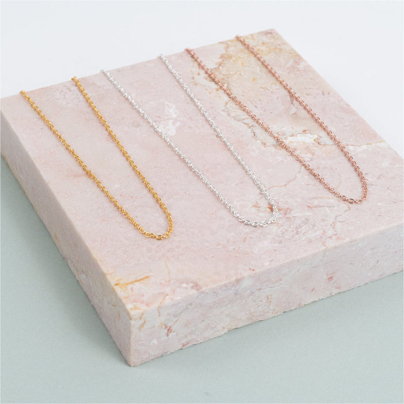 Waverley Rose Gold Vermeil Trace Chain-Auree Jewellery