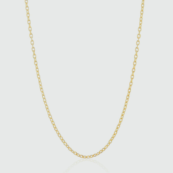 Waverley Yellow Gold Vermeil Trace Chain-Auree Jewellery