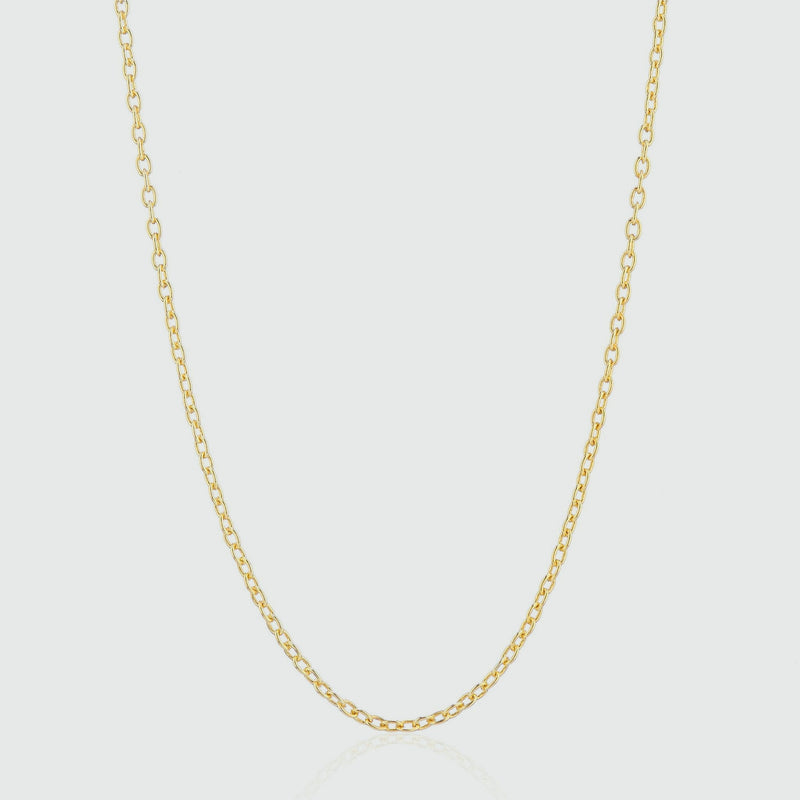 Waverley Yellow Gold Vermeil Trace Chain-Auree Jewellery