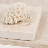 Earrings - Deia Piccolo Sterling Silver Kiss Hoop Earrings