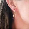 Manhattan Gold & Citrine Interchangeable Gemstone Drops-Auree Jewellery