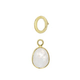 Manhattan Gold & London Topaz Interchangeable Gemstone Drops-Auree Jewellery