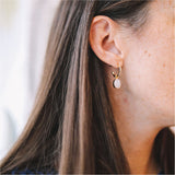 Manhattan Gold & Moonstone Interchangeable Gemstone Drops-Auree Jewellery