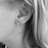 Earrings - Mongeri Sterling Silver & Cubic Zirconia Stud Earrings