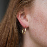 Olivera Piccolo Gold Vermeil Hoop Earrings