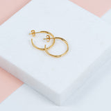 Olivera Piccolo Gold Vermeil Hoop Earrings
