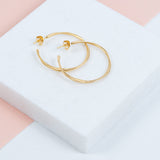 Olivera Large Yellow Gold Vermeil Hoop Earrings
