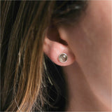 Savanne Sterling Silver & Labradorite Stud Earrings
