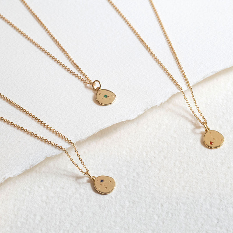 Inari Zodiac Gold Vermeil Necklace-Auree Jewellery