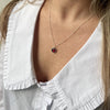 Barcelona January Birthstone Garnet & Silver Jewellery Set-Auree Jewellery