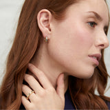 Limited Edition | Mini London Topaz & Gold Vermeil Hoop Earrings