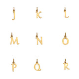 Audley 9ct Yellow Gold Alphabet Pendant (no chain)-Auree Jewellery