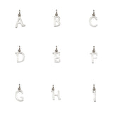 Audley Sterling Silver Alphabet Pendant-Auree Jewellery