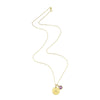 Bali 9ct Gold & Amethyst February Birthstone Pendant-Auree Jewellery