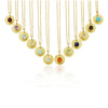Bali 9ct Gold Moonstone June Birthstone Necklace-Auree Jewellery