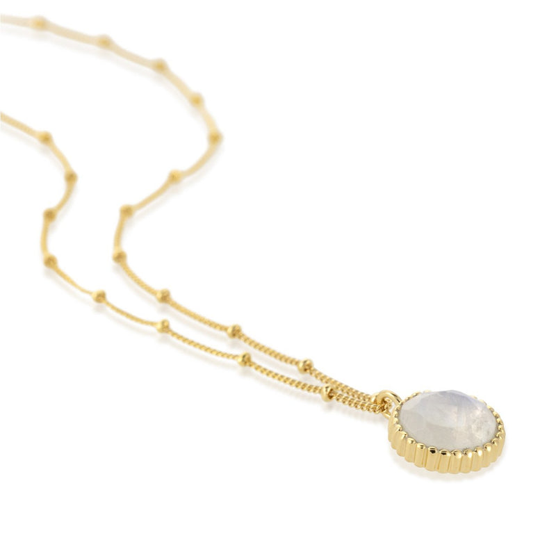 Barcelona June Moonstone Birthstone Necklace-Auree Jewellery