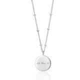 Barcelona Silver June Moonstone Birthstone Necklace-Auree Jewellery