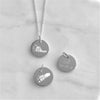 Bellevue Silver Footprint Pendant-Auree Jewellery