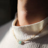 Necklaces & Pendants - Iseo Amazonite & Gold Vermeil Necklace