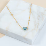 Iseo London Topaz & Gold Vermeil Necklace