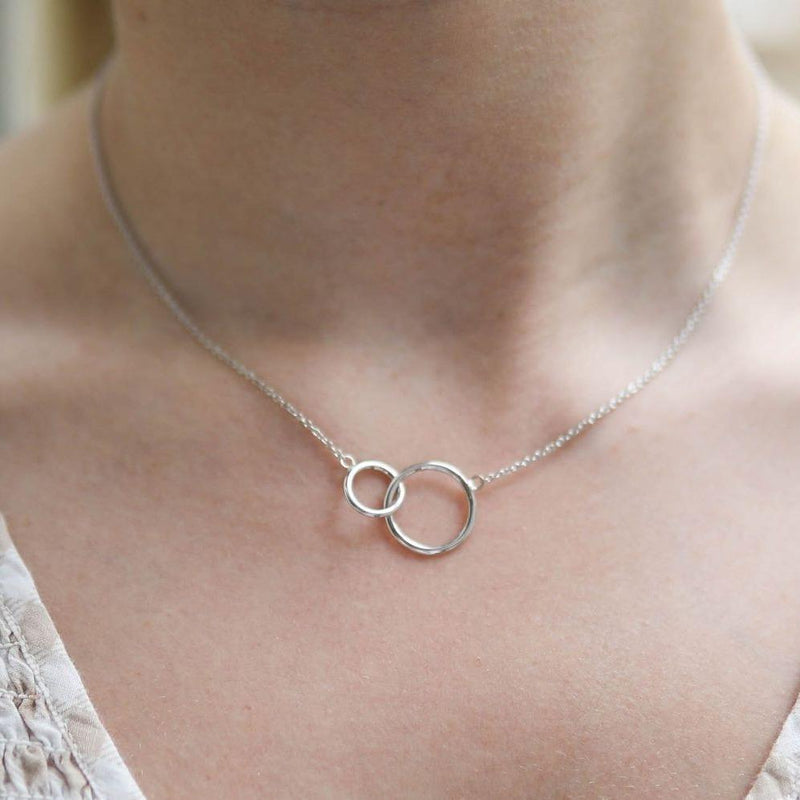 Kelso Sterling Silver Rings Necklace