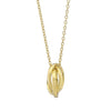 Knightsbridge Yellow Gold Vermeil Russian Wedding Ring Necklace-Auree Jewellery