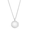 Langton Sterling Silver Diamond Locket Necklace-Auree Jewellery