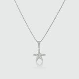 Necklaces & Pendants - Maddalena Silver & Cubic Zirconia Starfish Necklace