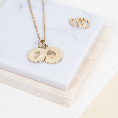 Necklaces & Pendants - Northcote 9ct Gold Fingerprint Pendant