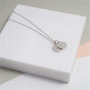 Pembroke Sterling Silver Disc Duo Necklace-Auree Jewellery